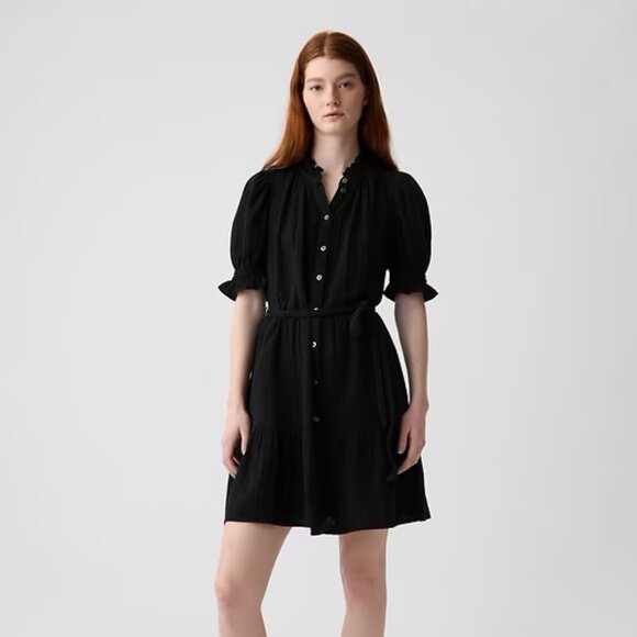 Gap Crinkle Gauze Mini Dress - Picture 1 of 4